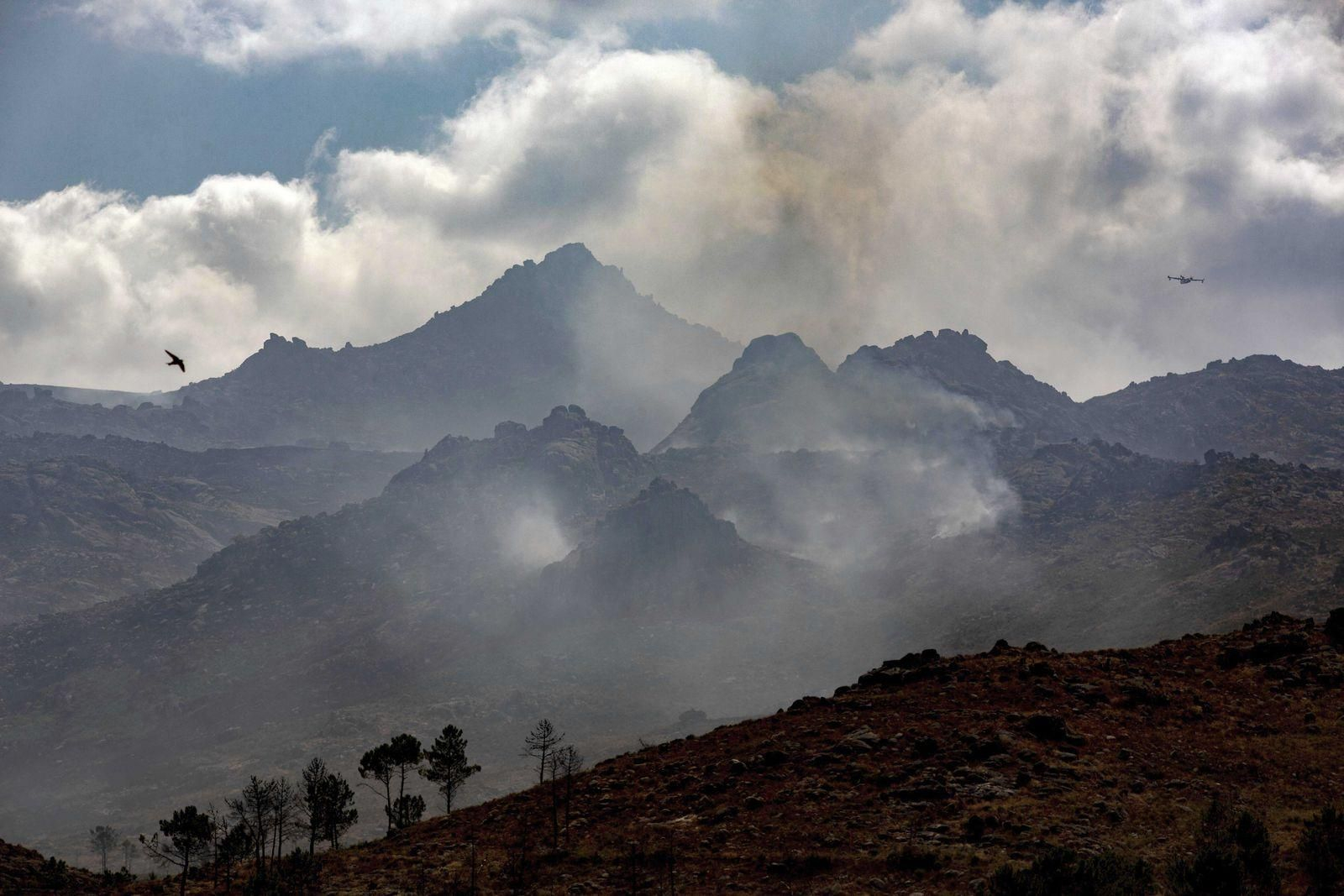 El Xurés se tiñe de negro tras los incendios (XESÚS FARIÑAS)