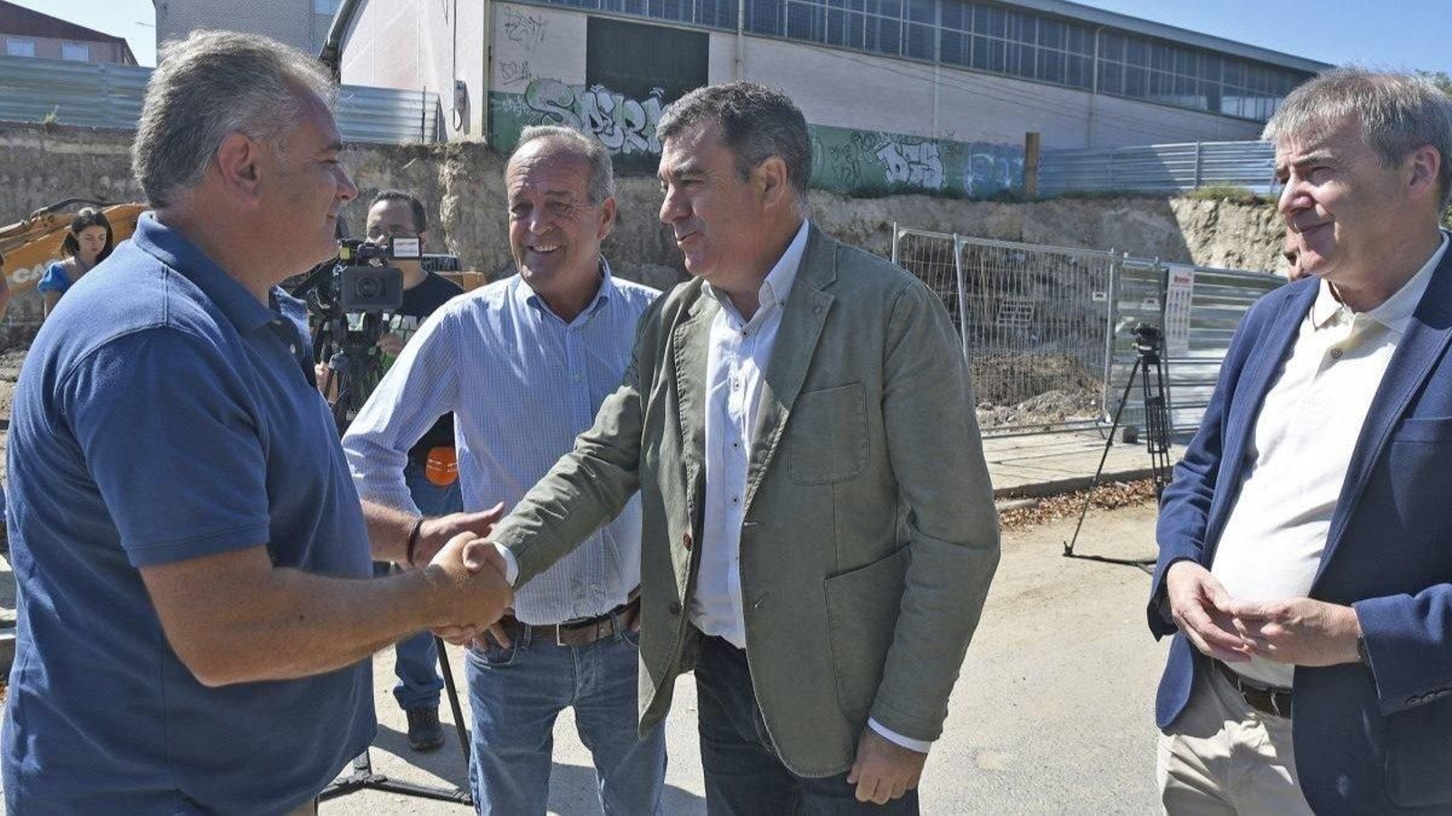 Aurelio Rodríguez, Francisco Fumega, Román Rodríguez y Manuel Pardo.