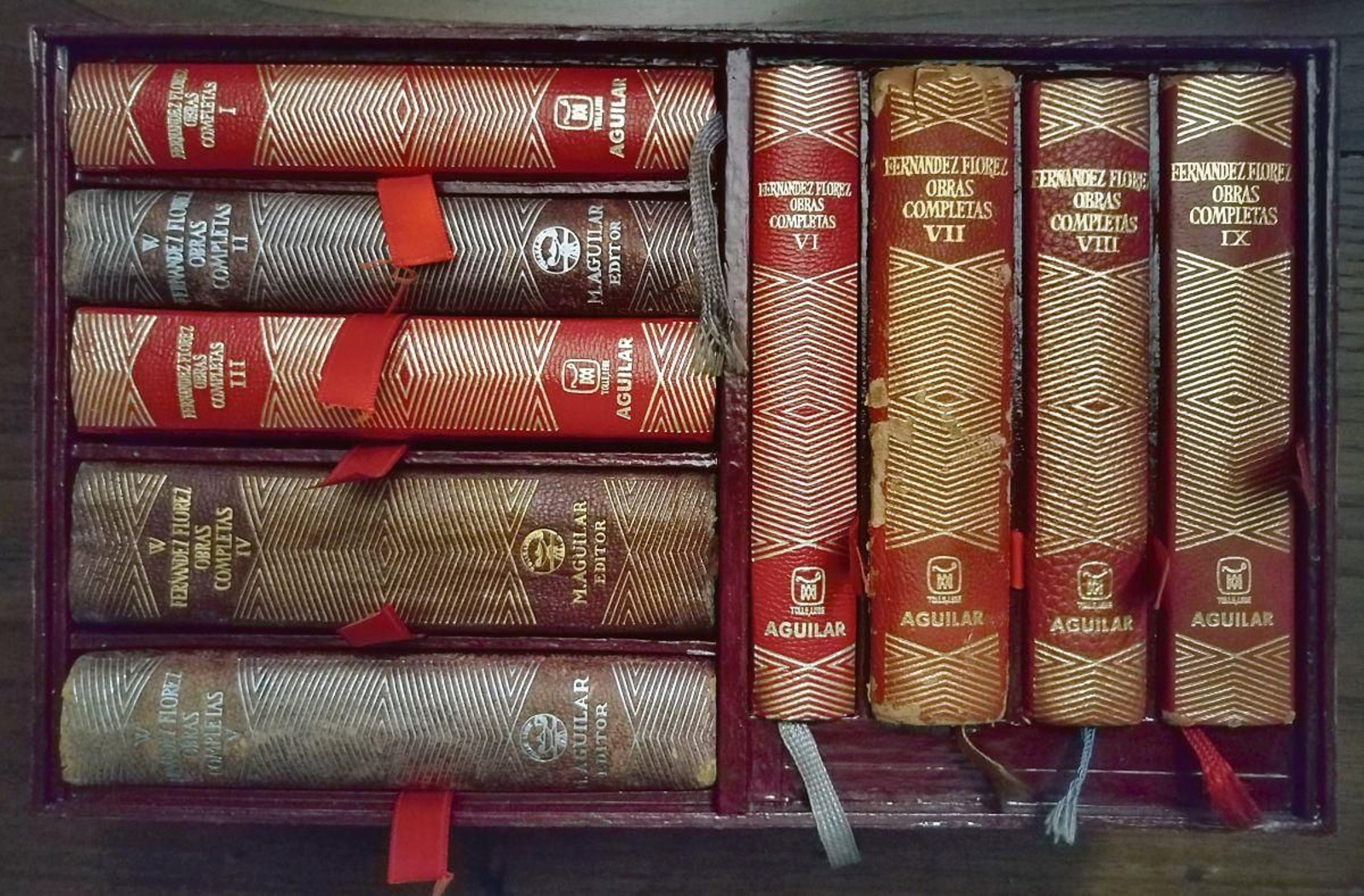 Las obras completas en la histórica colección de Aguilar.