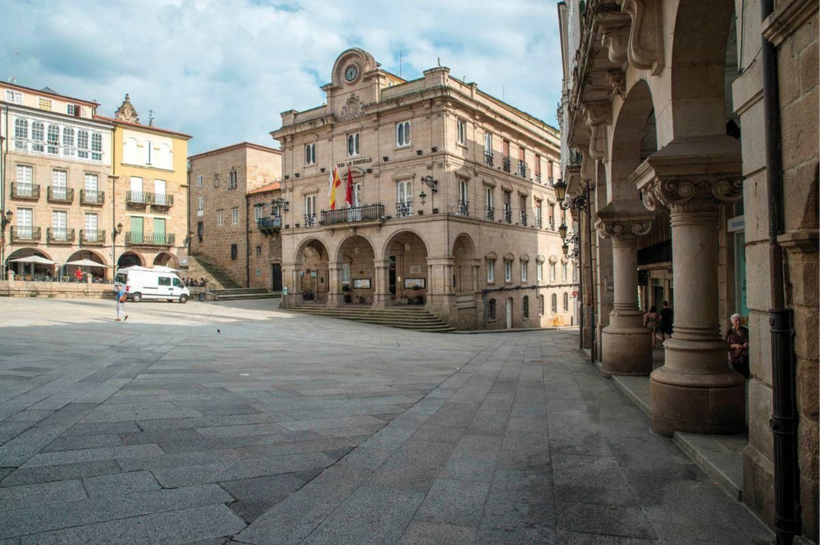 La Casa do Concello de la ciudad.