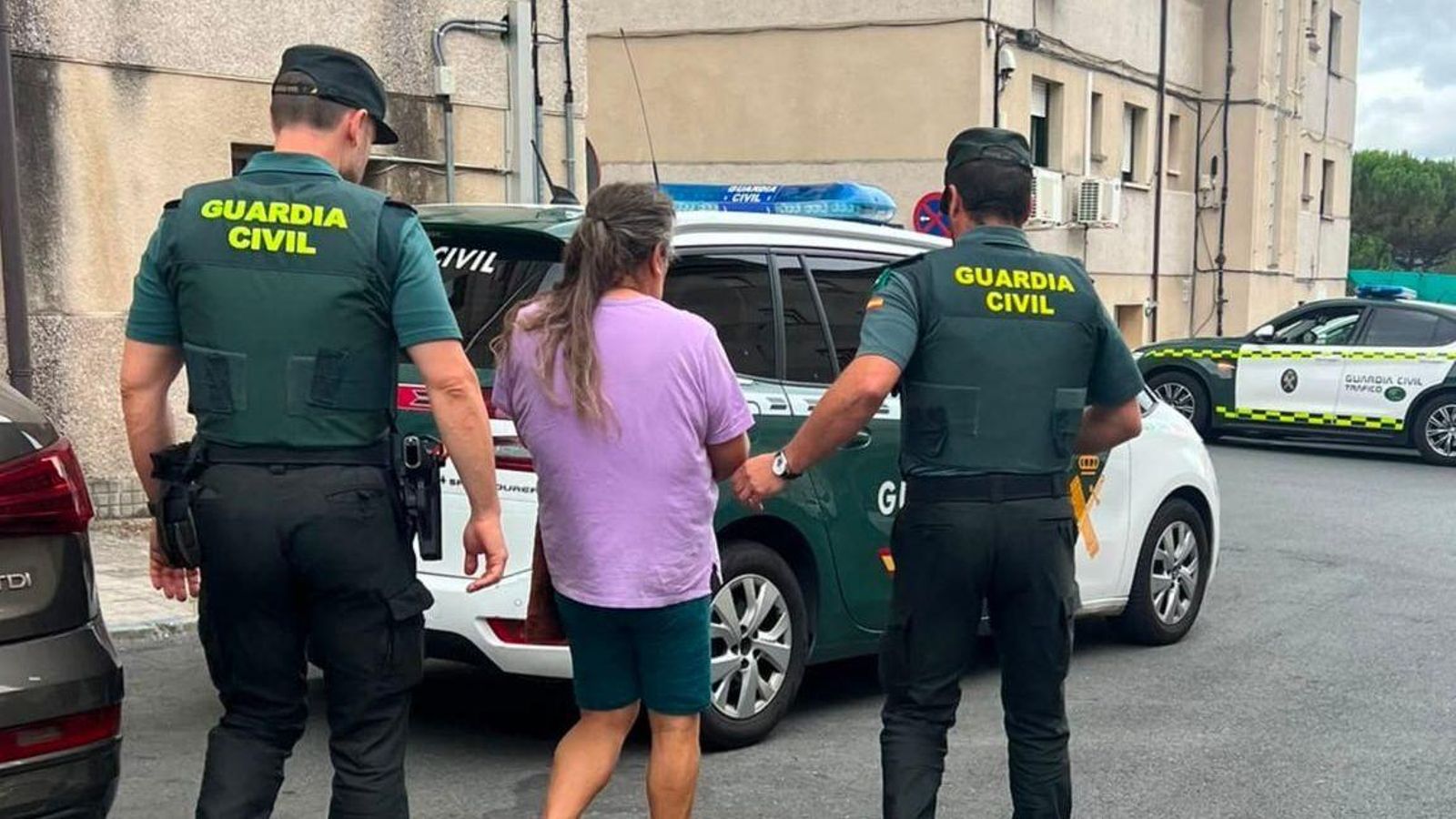 Momento de la detención en Coles