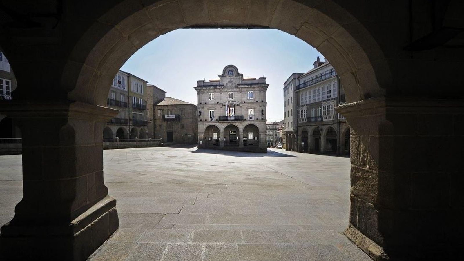 La Plaza Mayor de Ourense.