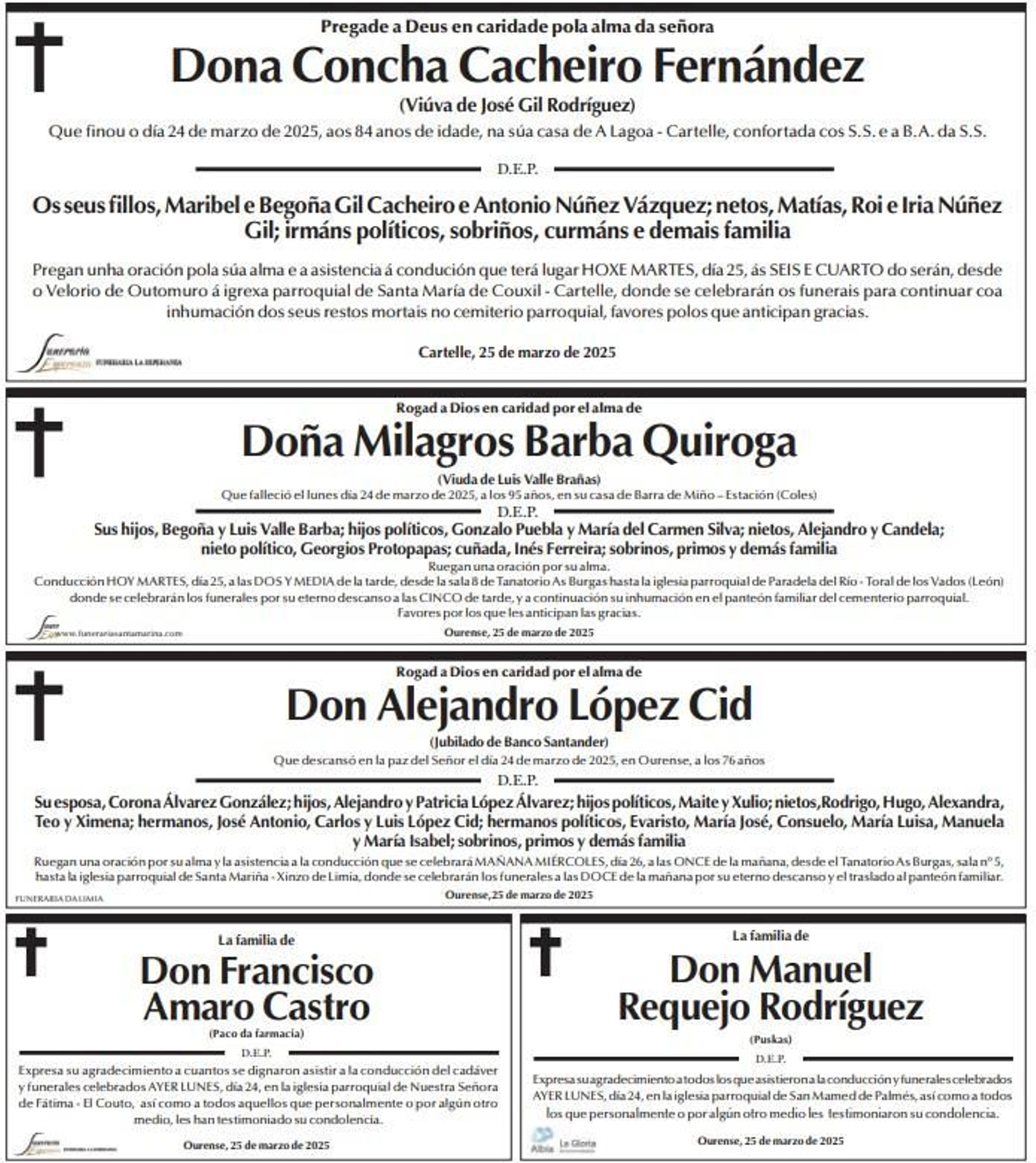 25 de marzo.