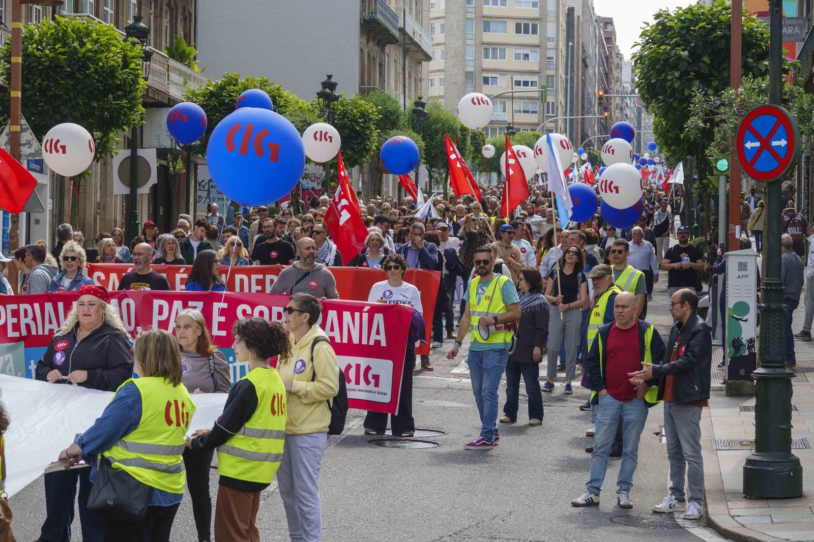 Galería | Jornada de reivindicaciones por el Día del Trabajador en Vigo