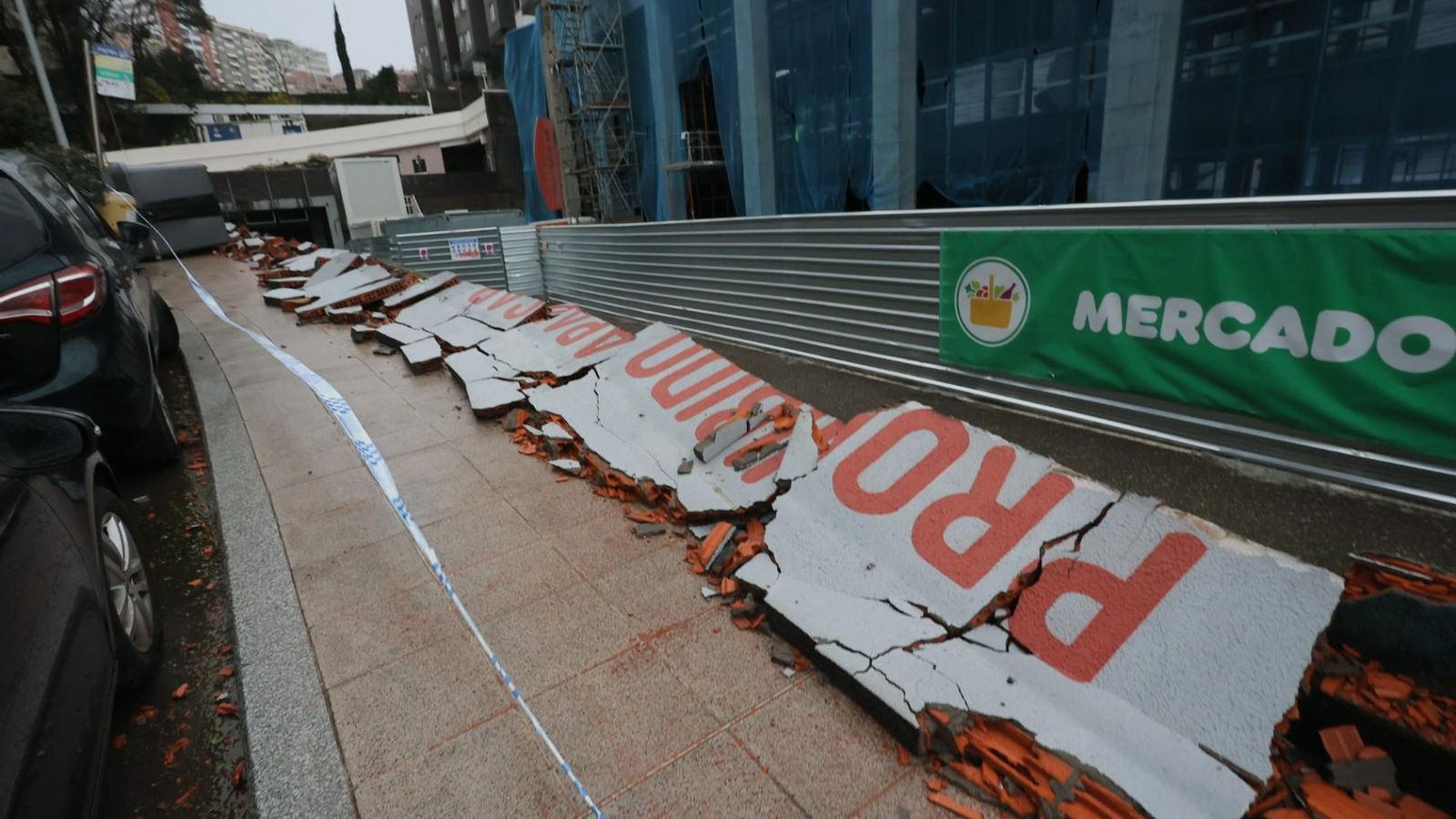 GALERÍA | Los estragos de la borrasca Herminia en Vigo