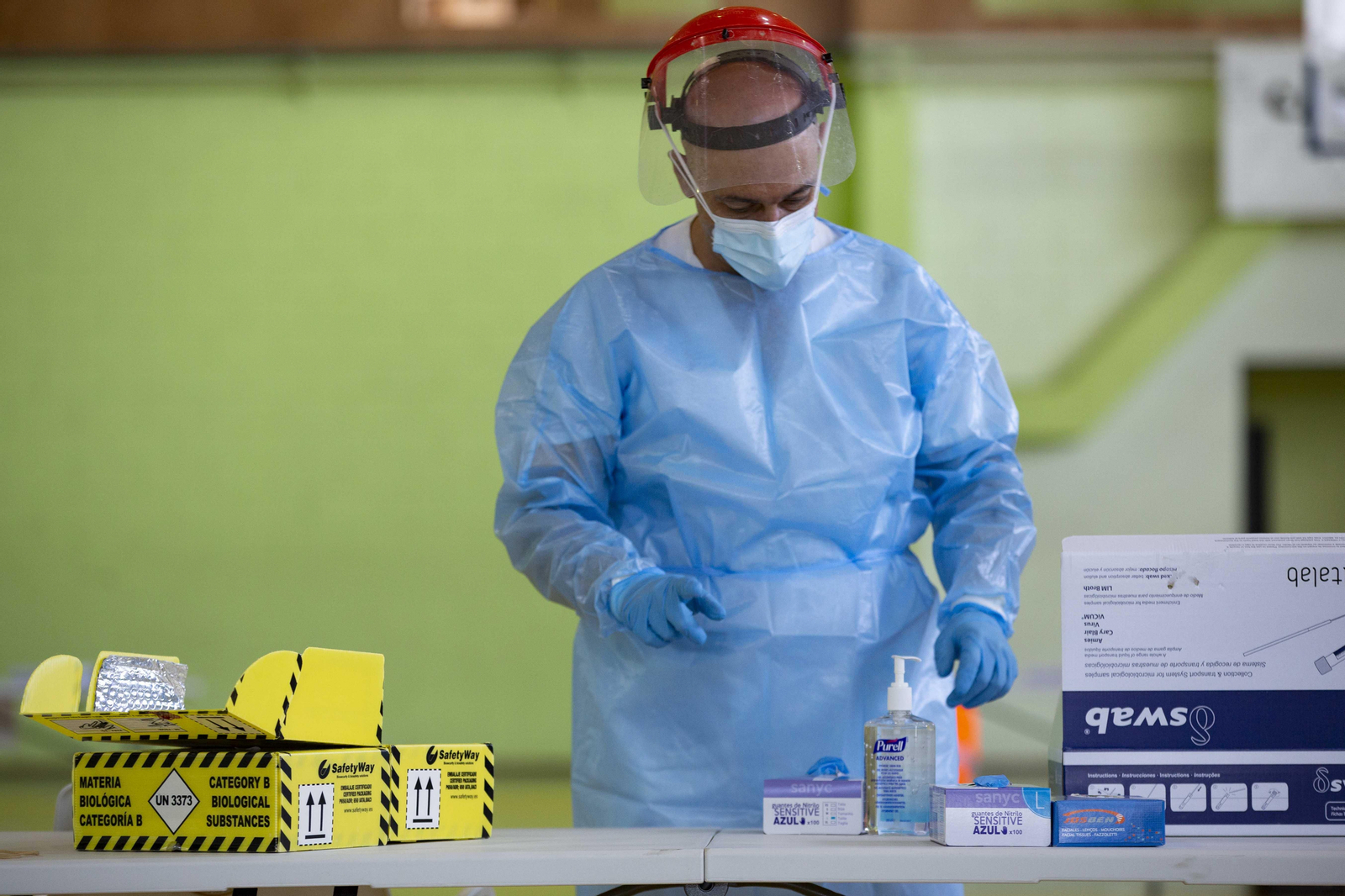 Cribado en Allariz (FOTO: Xesús Fariñas).