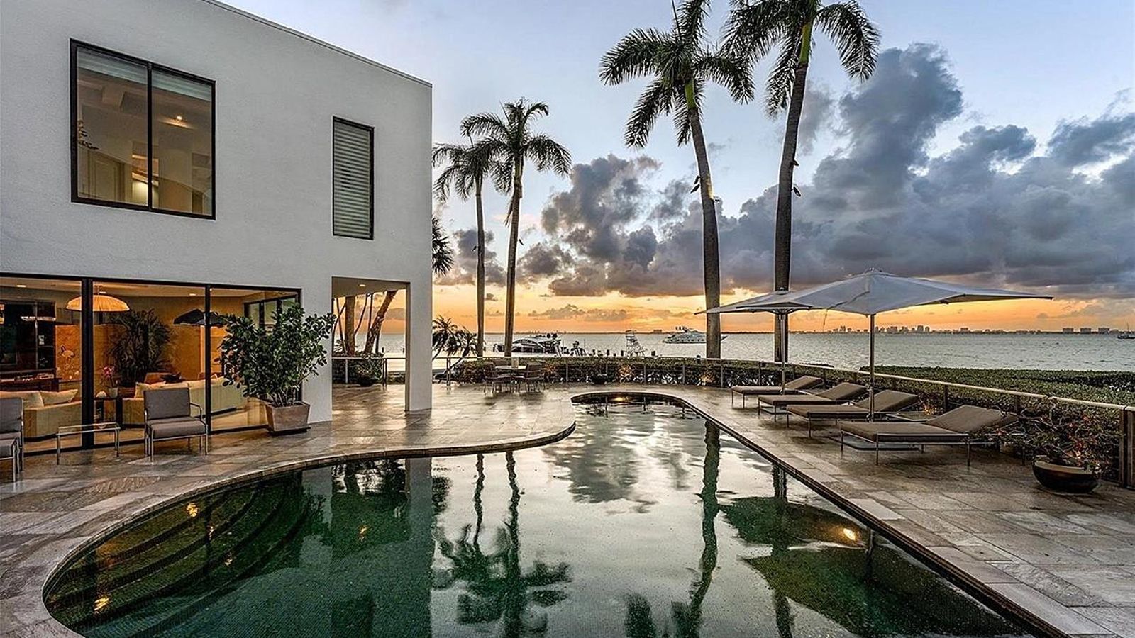 Exterior de la mansión de Scarface, en Miami