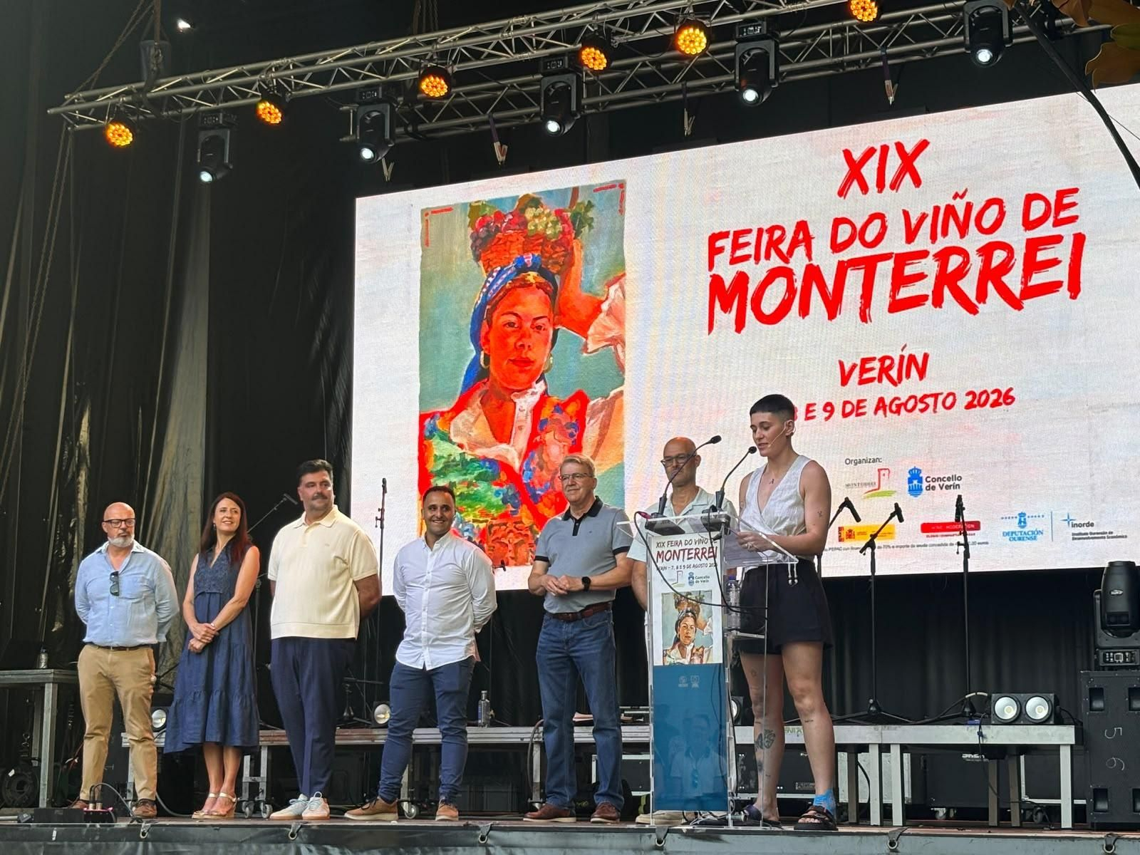 Galería | Brindis, música y tradición para inaugurar la Feria del Viño de Monterrei, en fotos