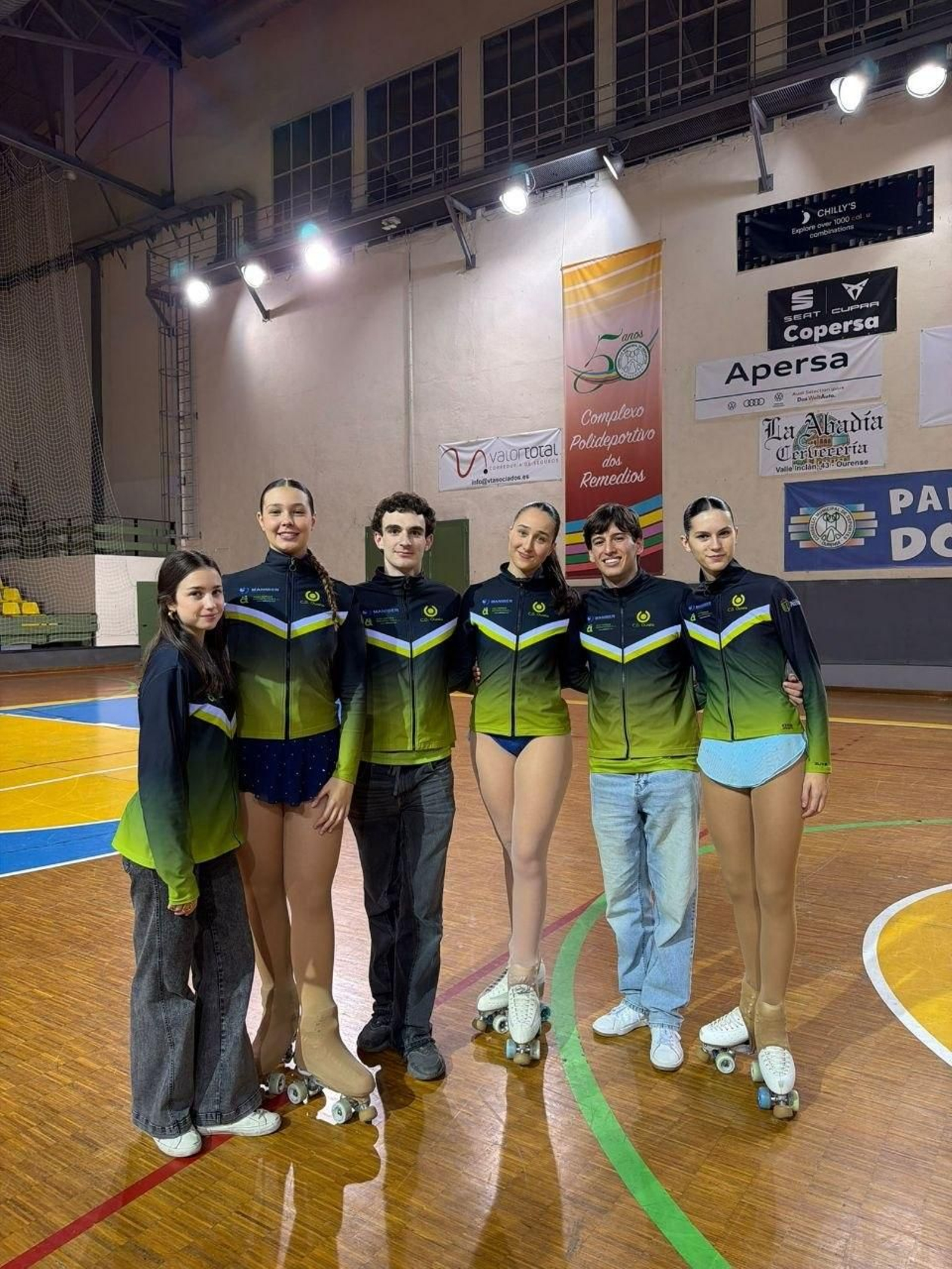 Galería | El patinaje amateur llena de actividad Ourense