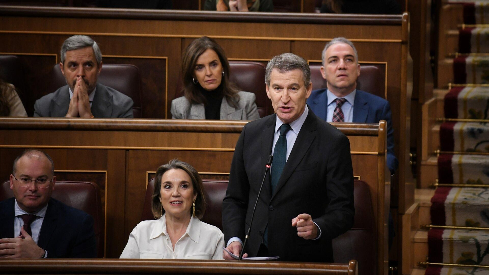 El presidente del PP, Alberto Núñez Feijóo. Foto: EP.