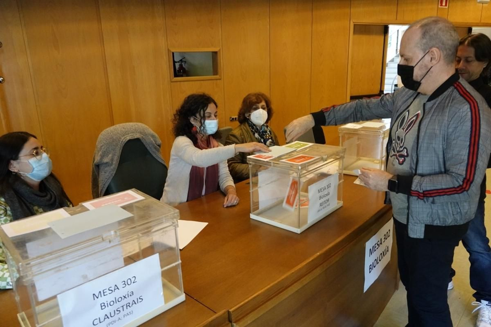 Un momento de las elecciones del pasado miércoles.
