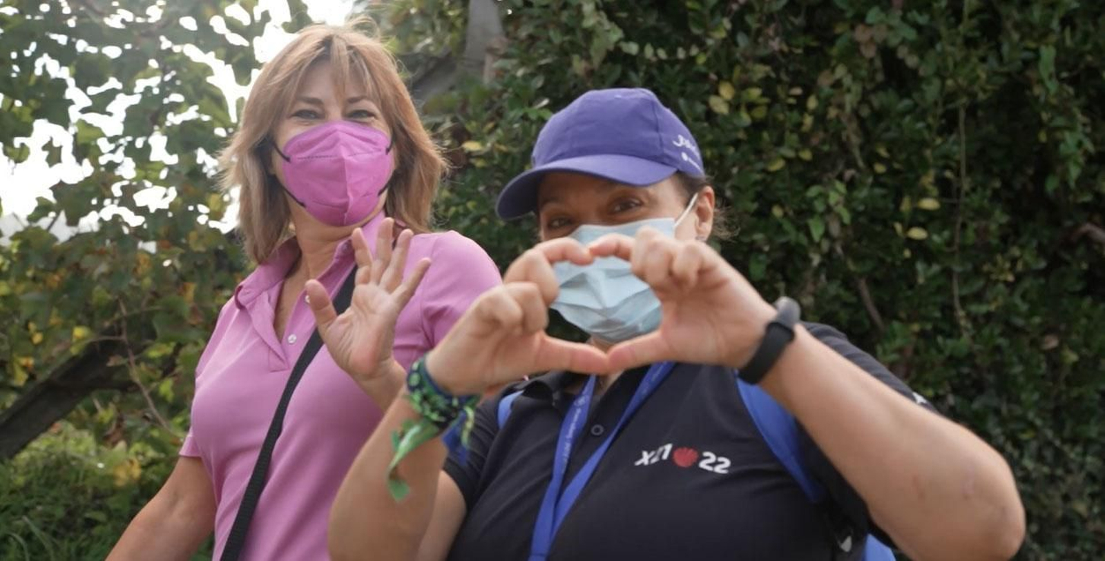 Las y los participantes recorrieron 100 km de la Vía de la Plata y del Camino Portugués a Santiago