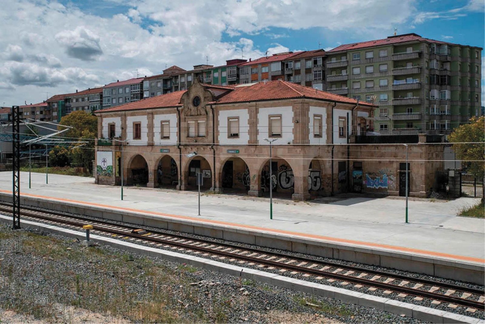 Estación de Ourense-San Francisco, sin servicio de viajeros desde 2019 (ÓSCAR PINAL).