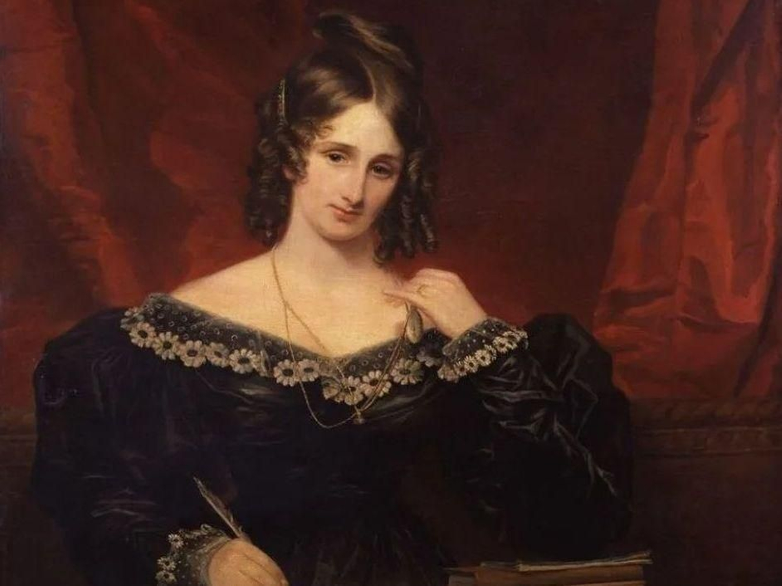 La autora británica Mary Shelley