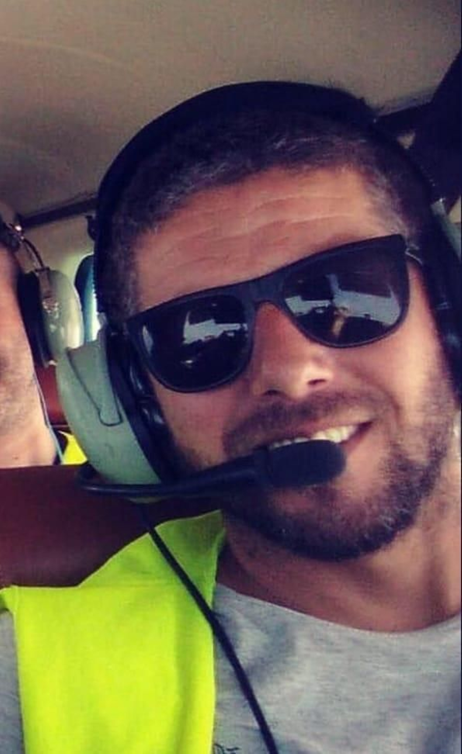 Santiago Durán, el piloto desaparecido.