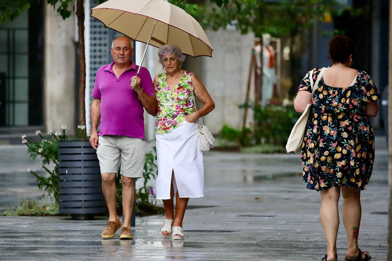 Galería | La ola de calor se despidió con intensas tormentas en Ourense, en fotos