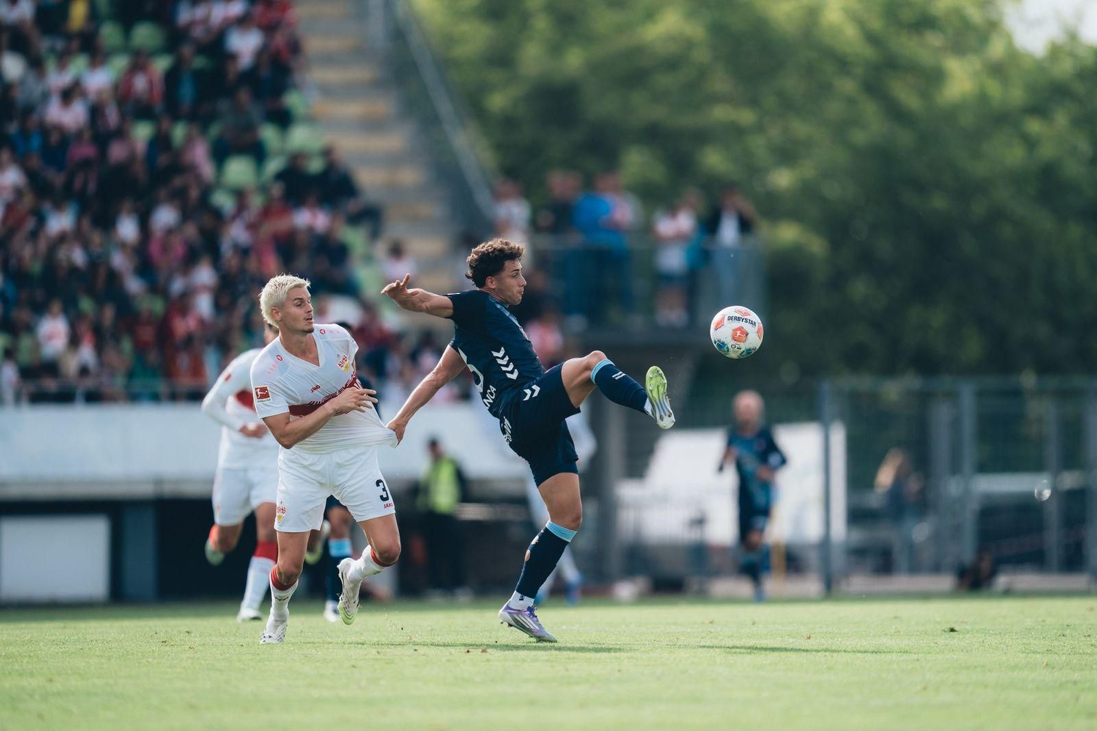 Pablo Durán tuvo un gran rendimiento táctico como delantero de referencia en los segundos 60 minutos del partido.