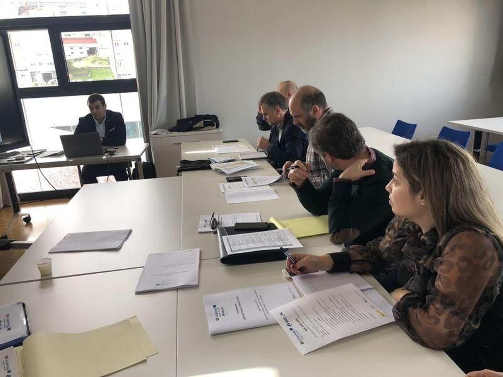 Reunión de los socios del proyecto.
