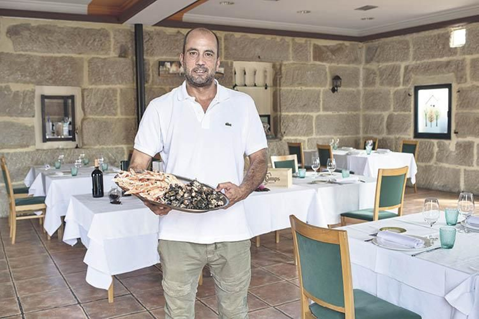 Luis Puente cocinero y propietario del restaurante El Artesano. (Óscar Pinal)