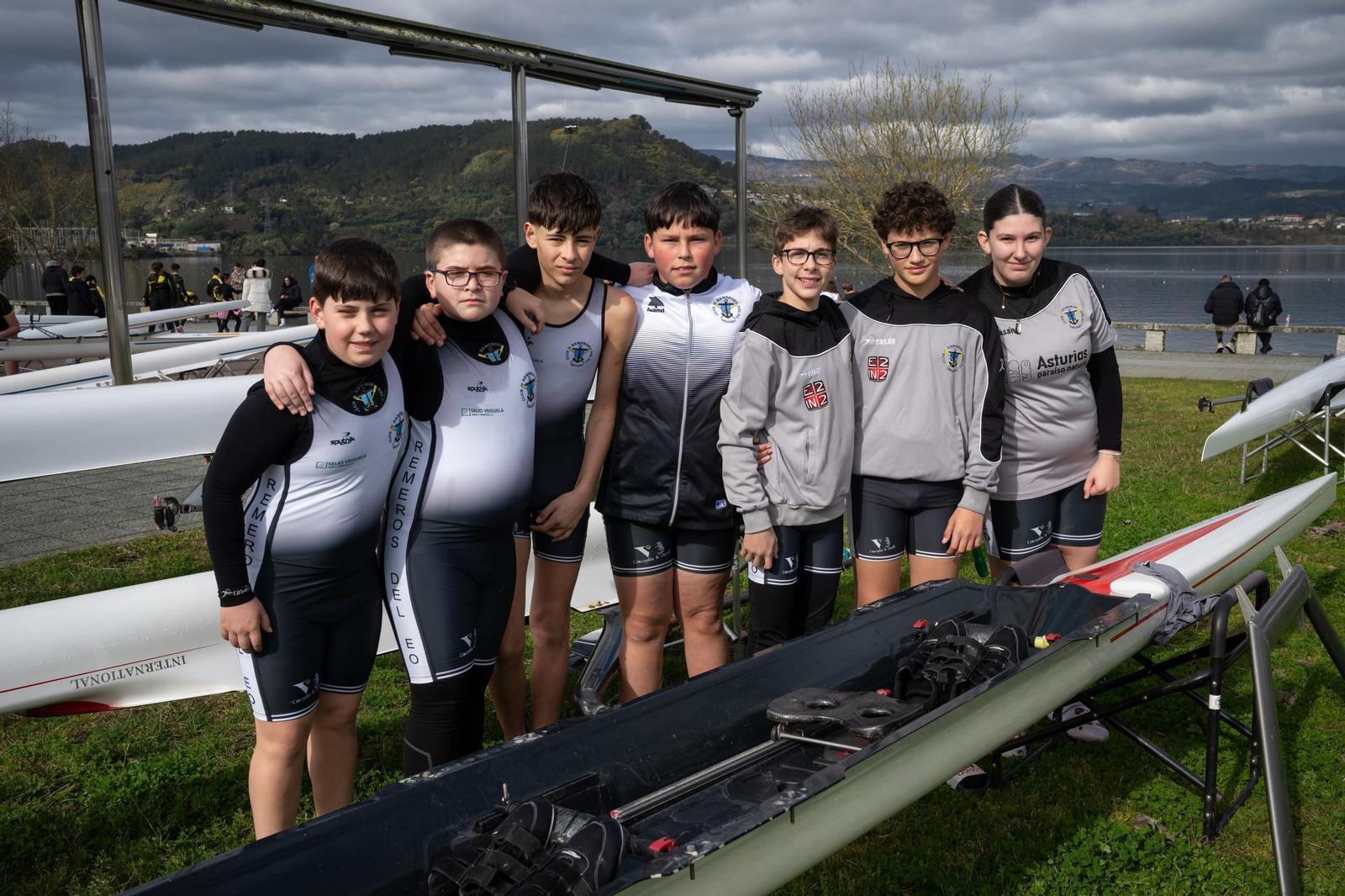 Galería | La Liga Gallega de Remo arranca la temporada en Castrelo de Miño