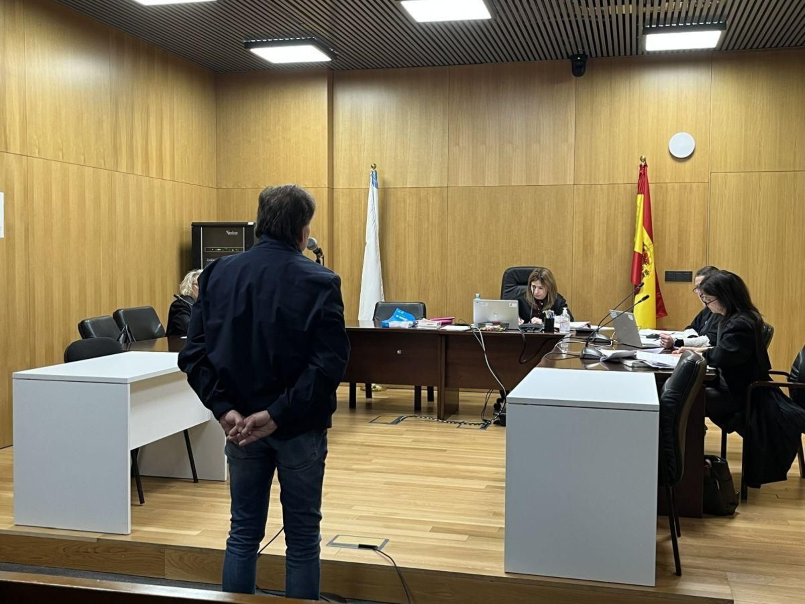 Manuel P.M., en el juicio de ayer.