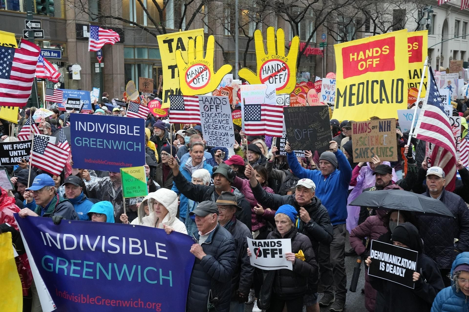 Miles de manifestantes protestan contra Trump en EEUU bajo el lema ...