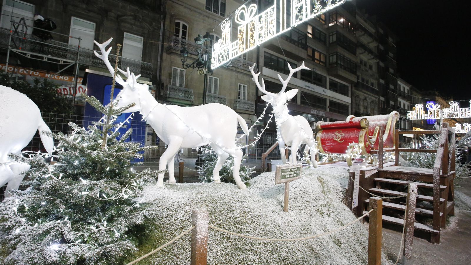 Encendido de las luces de Navidad de Vigo.
