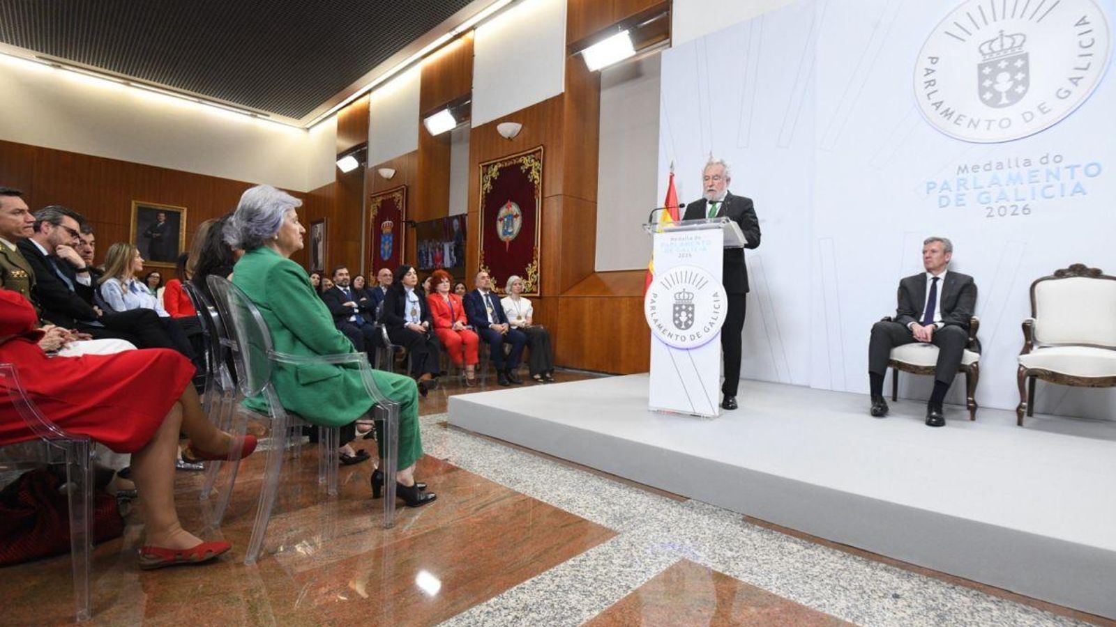 Comparecencia del presidente del Parlamento de Galicia, Miguel Santalices.