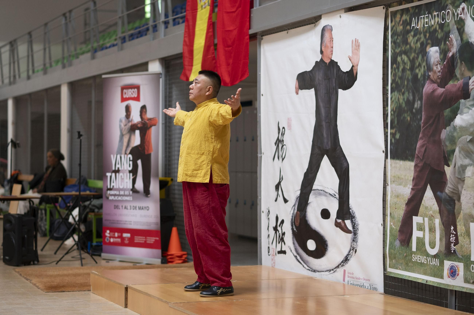Galería | Los ourensanos disfrutan del maestro Fu Qing Quan en fin de semana llenó de taichi