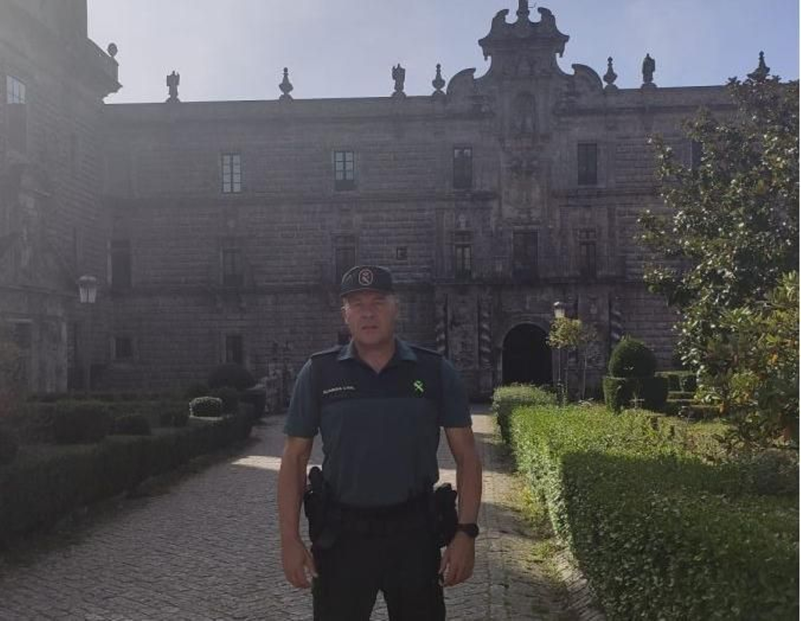 José Emilio Vázquez, guardia civil en Cea.