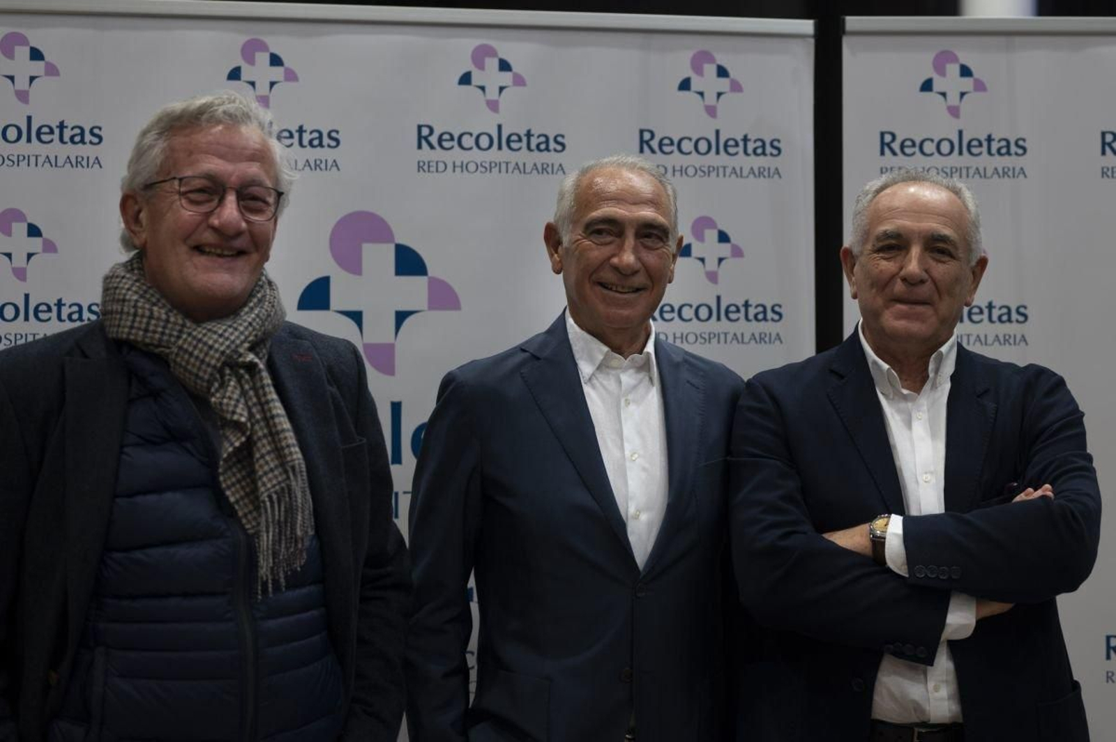 David Morante, Amando Rodríguez y José Ignacio Vidal.