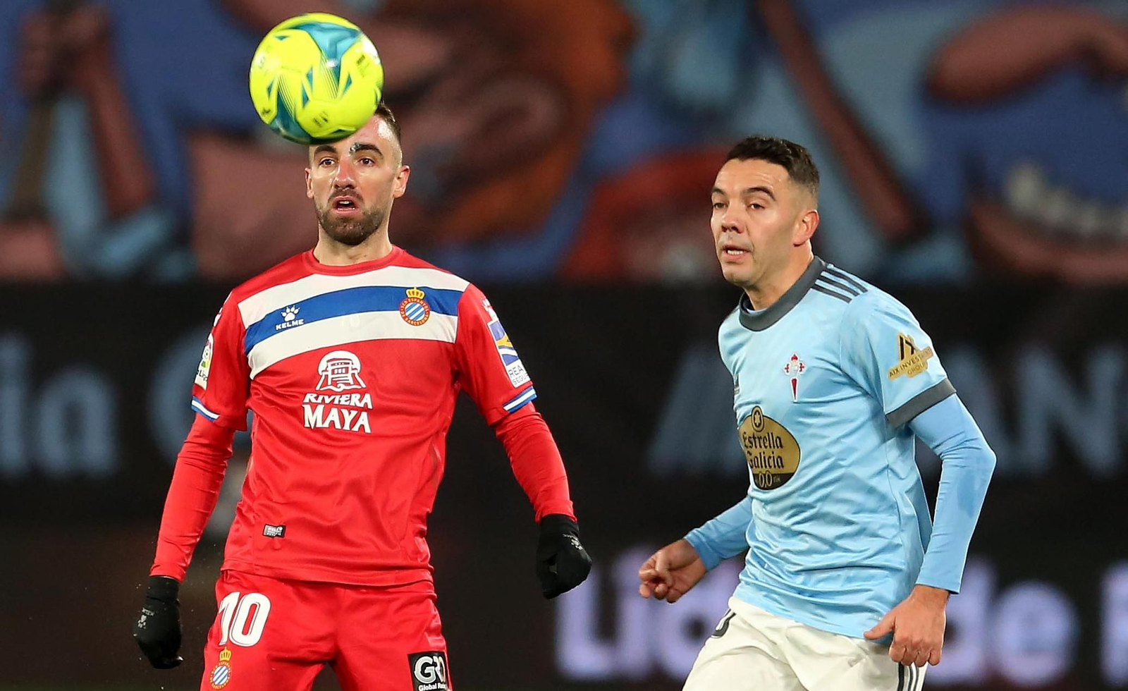 Iago Aspas en el Celta-Espanyol.