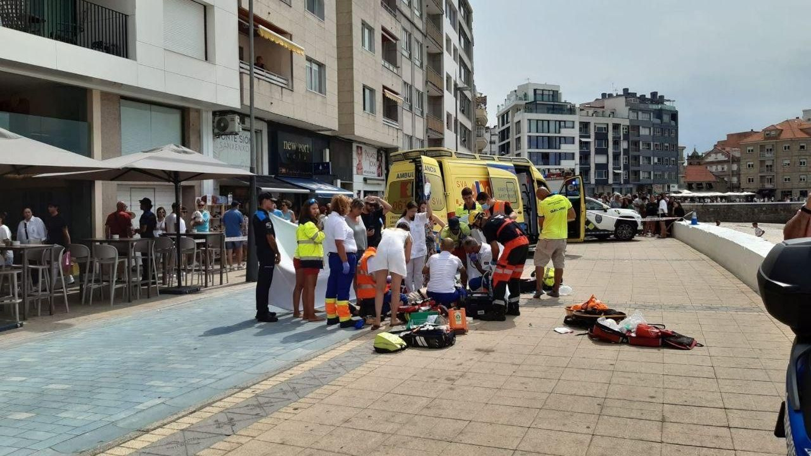 Un hombre de 77 años sufrió una parada cardiorrespiratoria en Silgar.