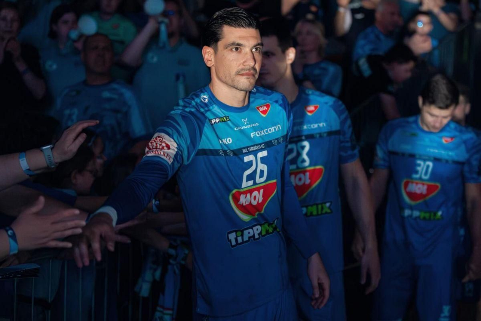 Pedro Rodríguez, durante un partido con el Tatabánya húngaro.