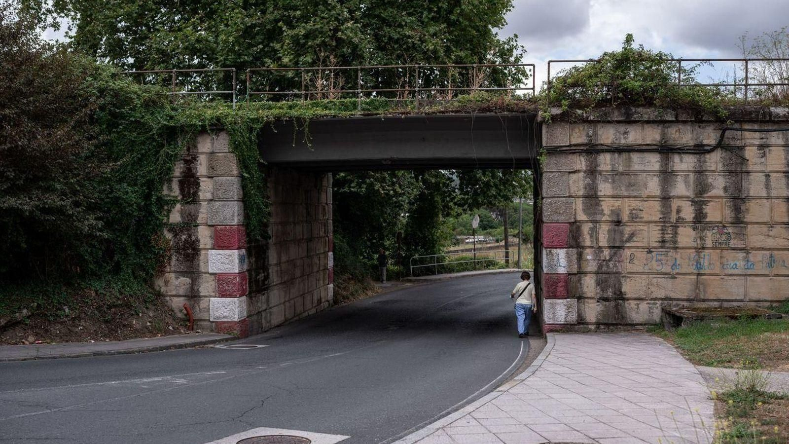 El paso de la calle Ramón Puga