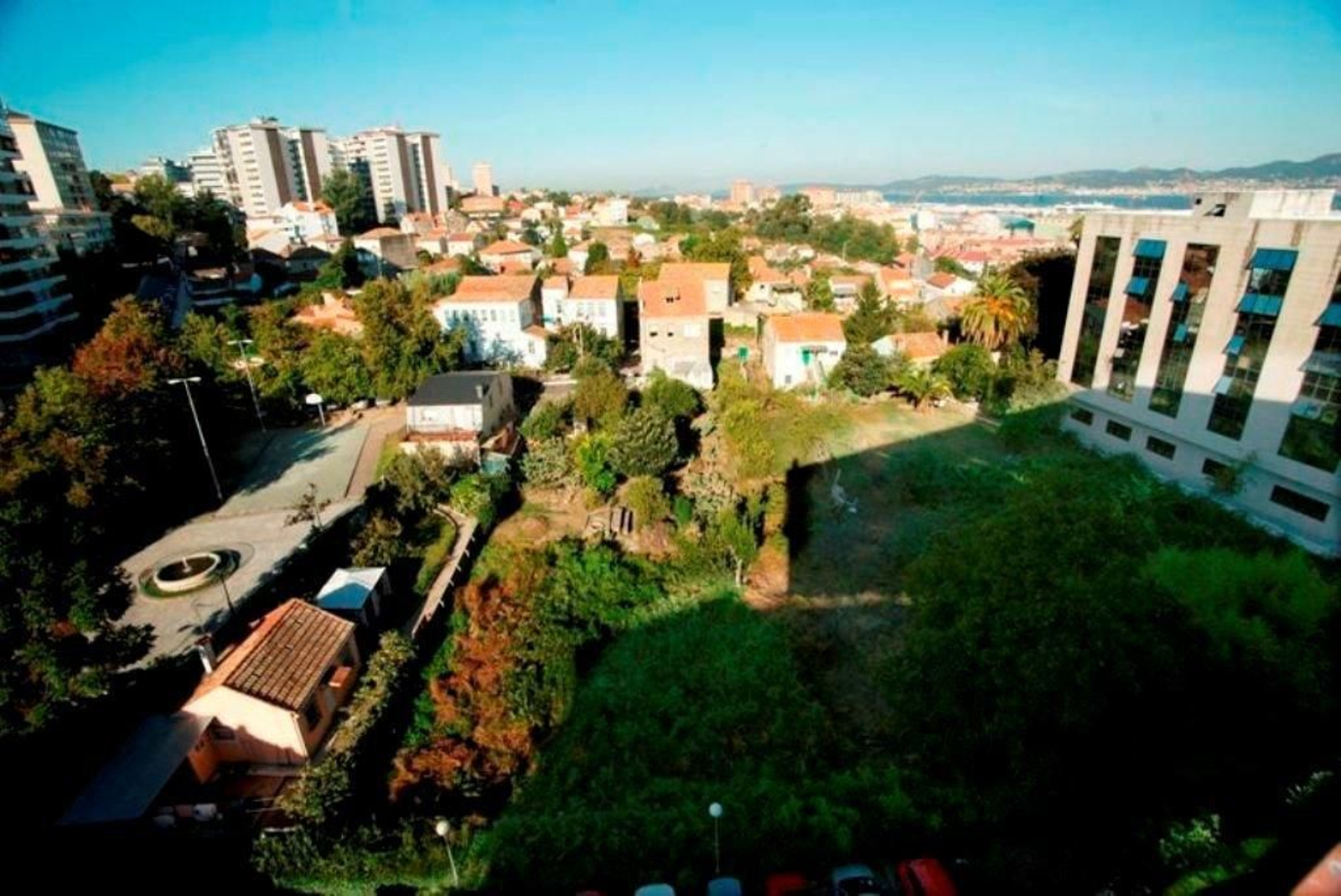 Los terrenos anexos a los juzgados, donde estará la Ciudad de la Justicia.