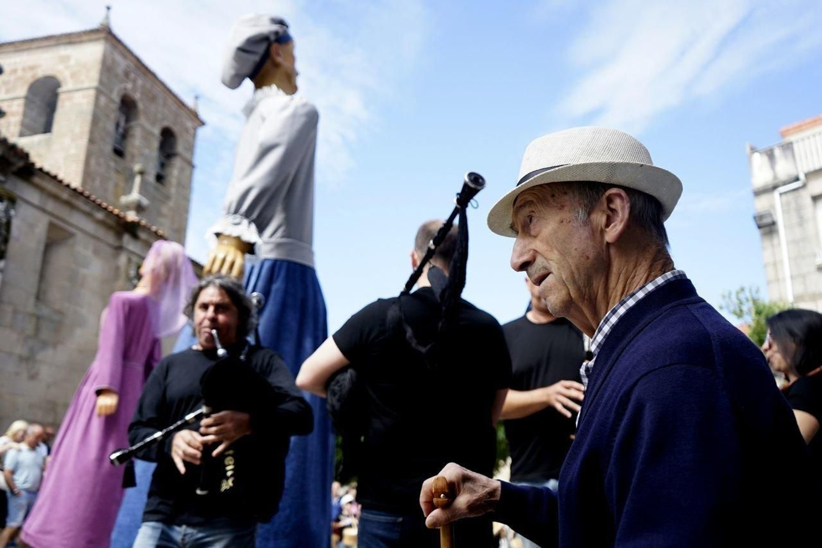 Música durante el desfile de los gigantes.