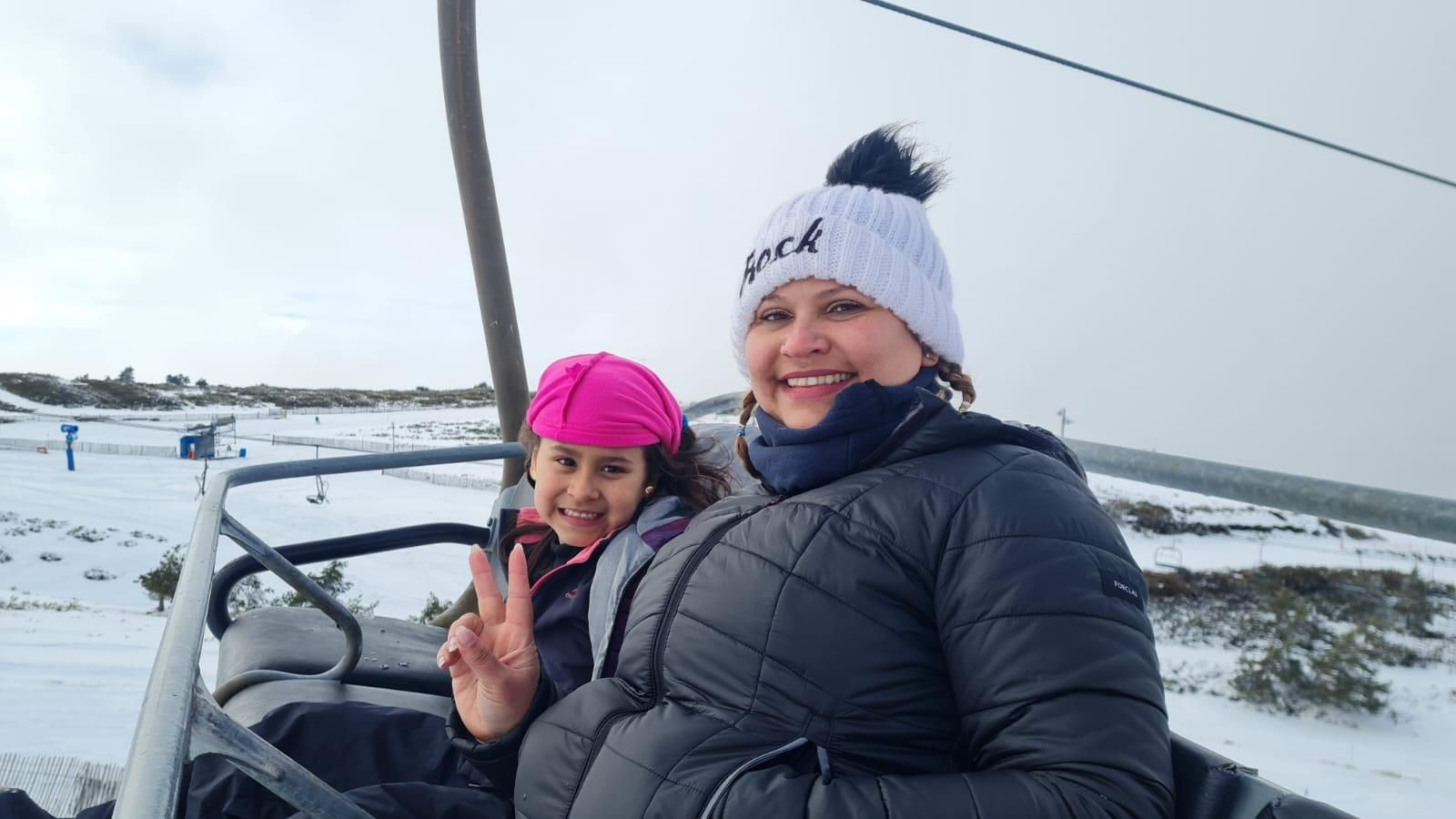 El telesilla, en Manzaneda.