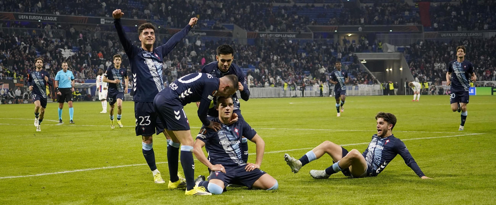 Galería | El partido de vuelta de Europa League Lyon-Celta