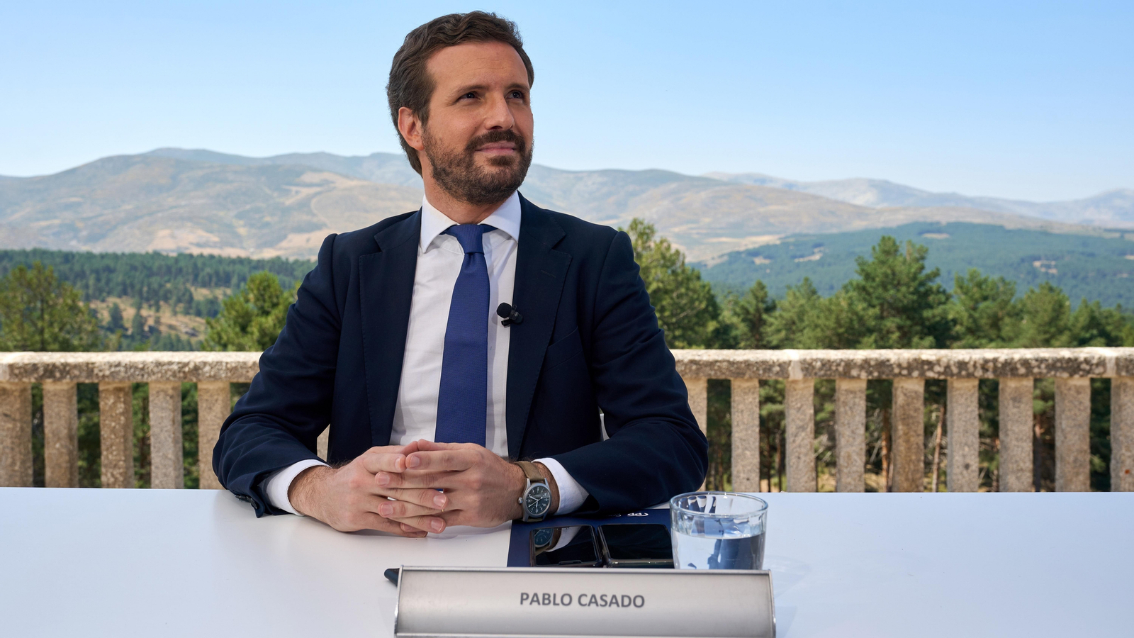 El presidente del PP, Pablo Casado, preside la reunión de la Junta directiva de su partido.