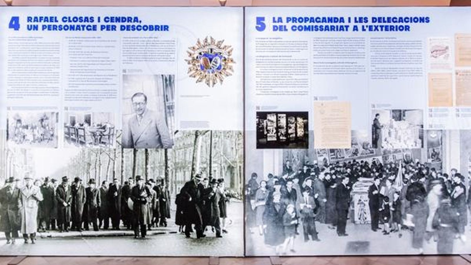 Paneles de la exposición
