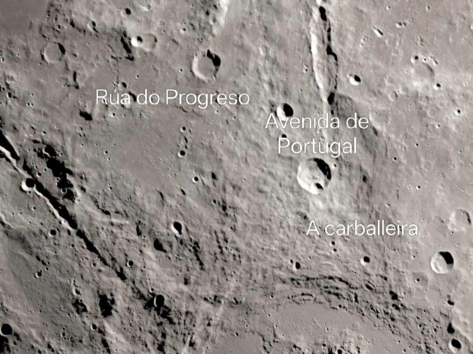 El meme de los cráteres de la Luna.