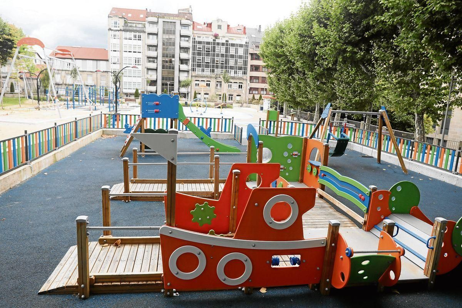 OURENSE 13/06/2020.- Parque do Cruceiro. José Paz