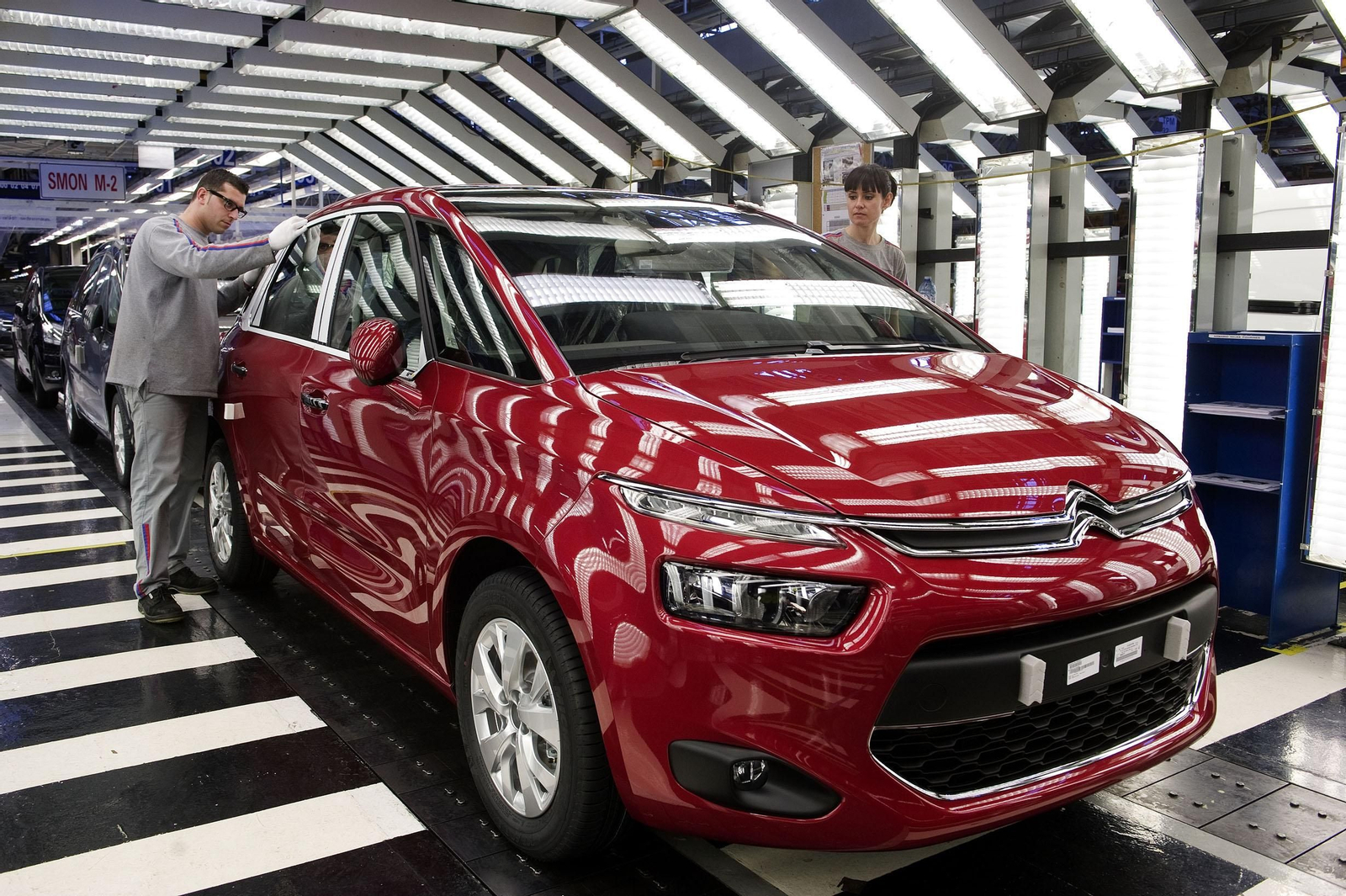 El Citroën Grand C4 (siete plazas) se fabrica en la planta de Balaídos desde 2013 aunque la primera versión esde 2006.
