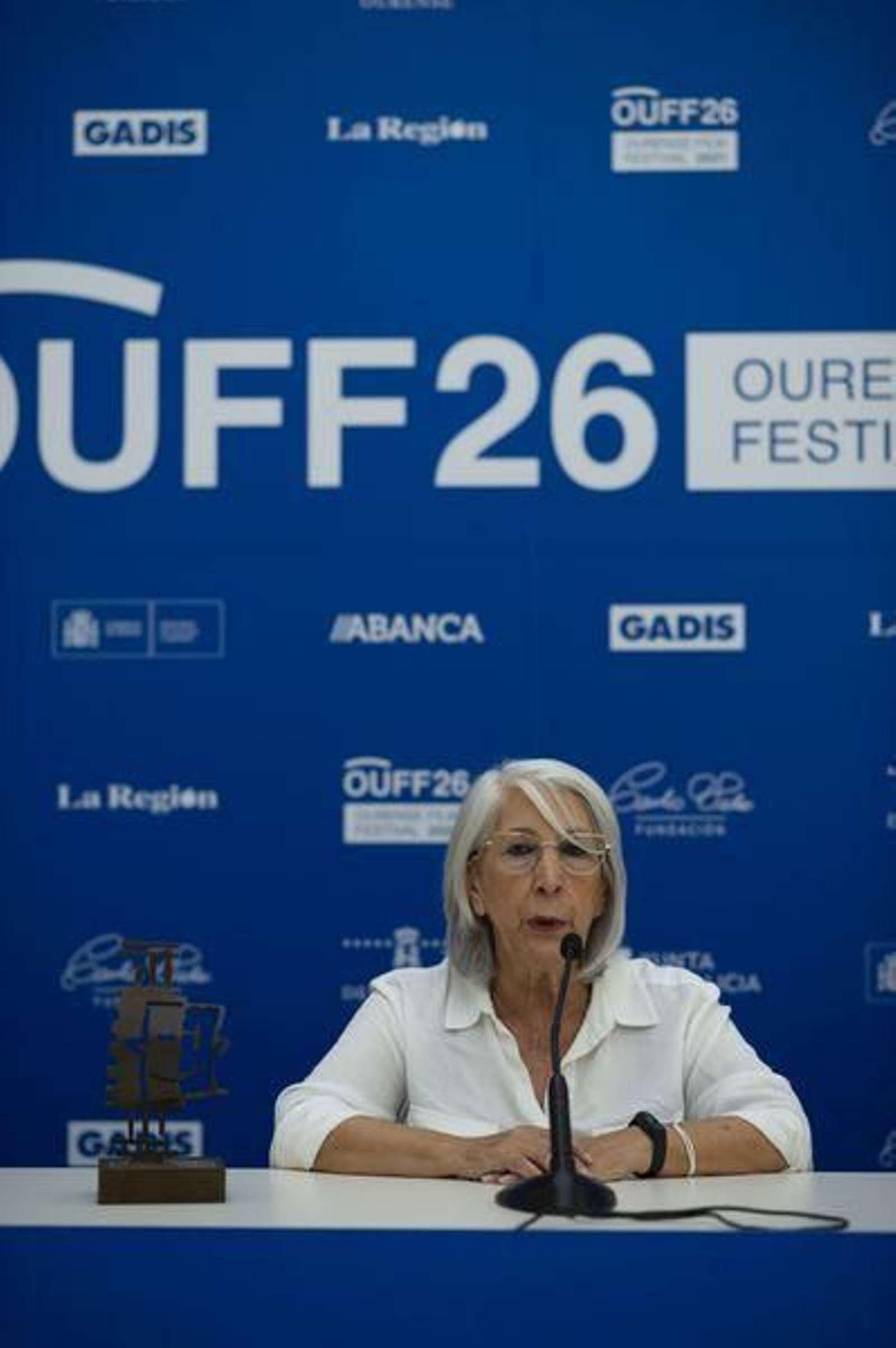 Luma Gómez, en su comparecencia ante los medios