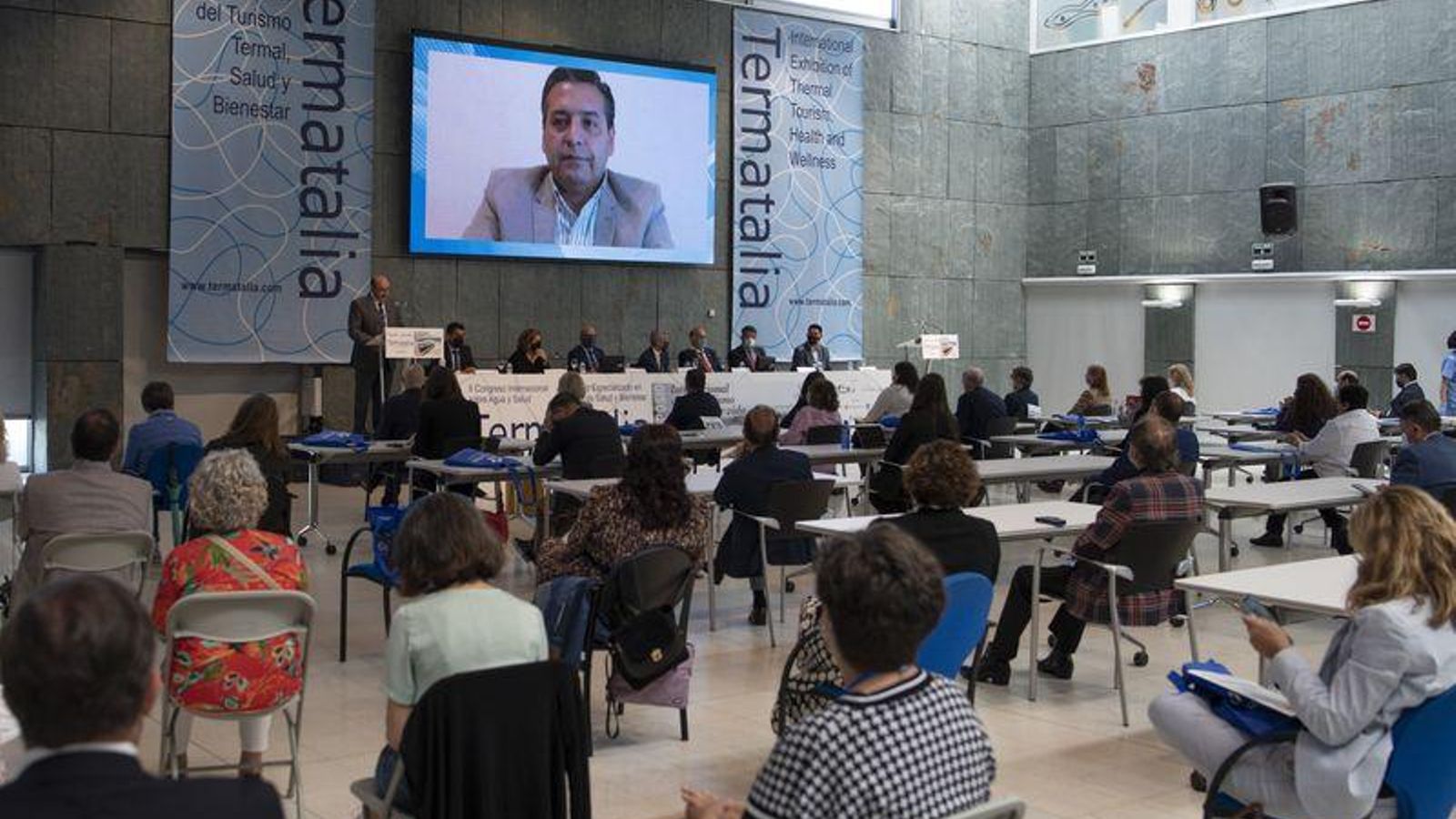 Ourense. 15/09/2021. Inauguración del Congreso de Termatalia en Expourense. Foto: Xesús Fariñas