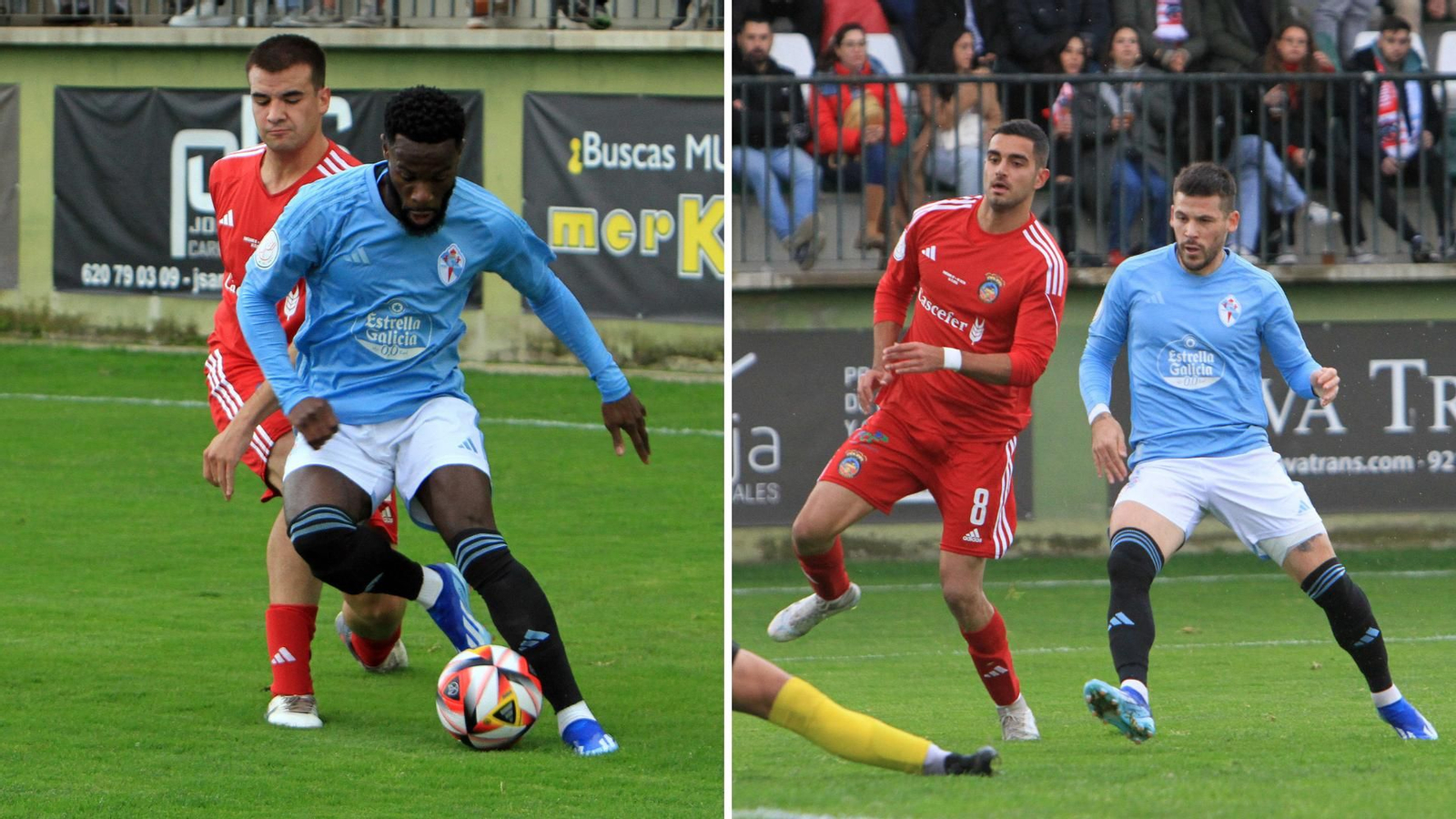 Jonathan Bamba marcó dos goles en la primera parte y fue sustituido por Carles Pérez en el descanso, que también marcó dos goles.