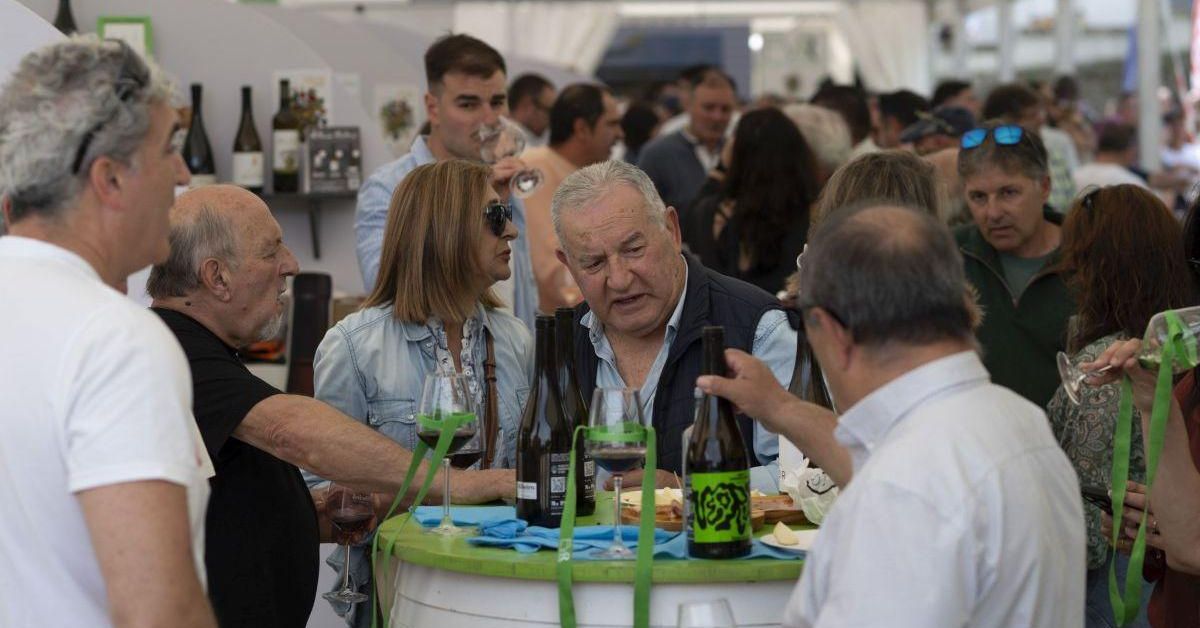 El vino de O Ribeiro presume de calidad en la Feira do Viño