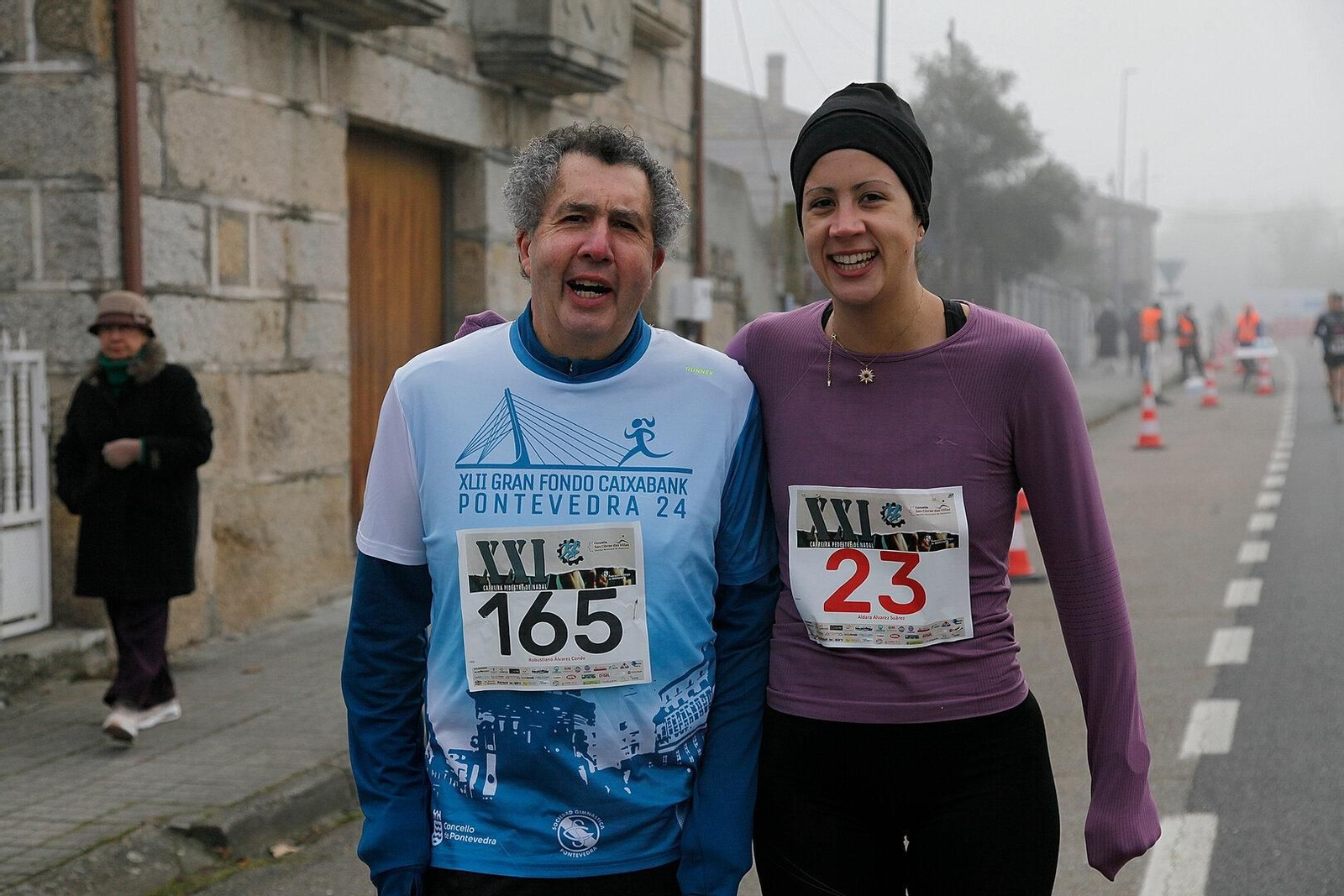 Robustiano y Aldara, deporte desde dos generaciones diferentes.
