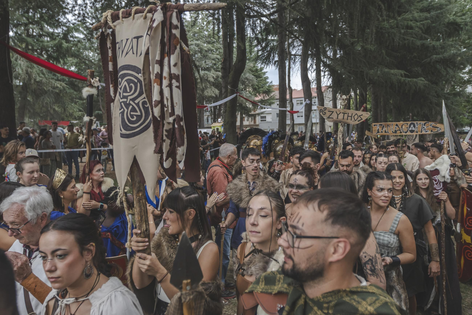 Galería | Los romanos cruzan el Lethes: Xinzo pone fin al Esquecemento, un evento con cifras récord